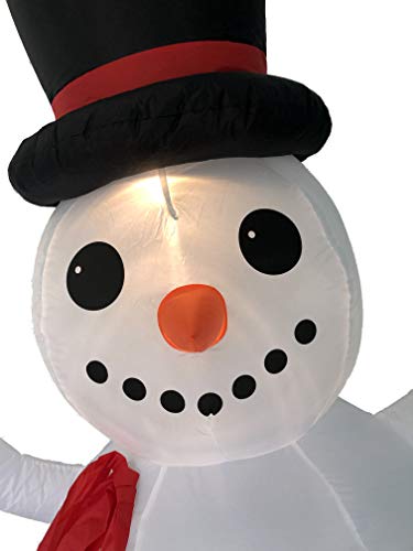 Bonetti Schneemann aufblasbar 180 cm LED Merry Christmas