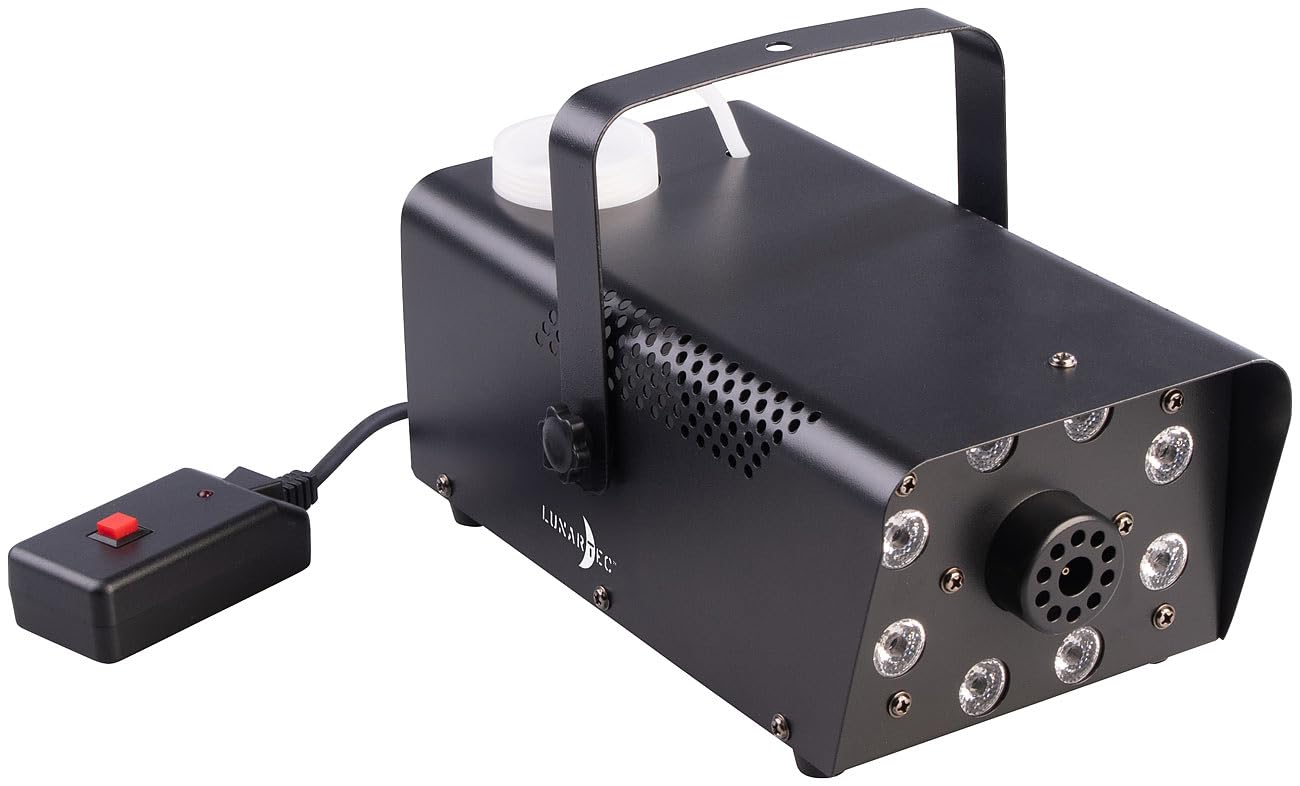 Lunartec Licht-Dekoration Nebelmaschine 700W RGB 300ml Fernbedienung