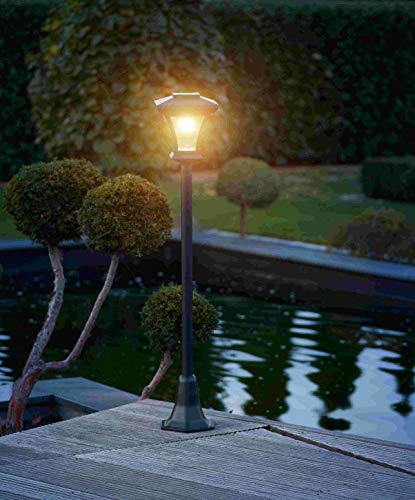 Bonetti Solar Gartenlaterne 120 cm warmweiß 8 LEDs