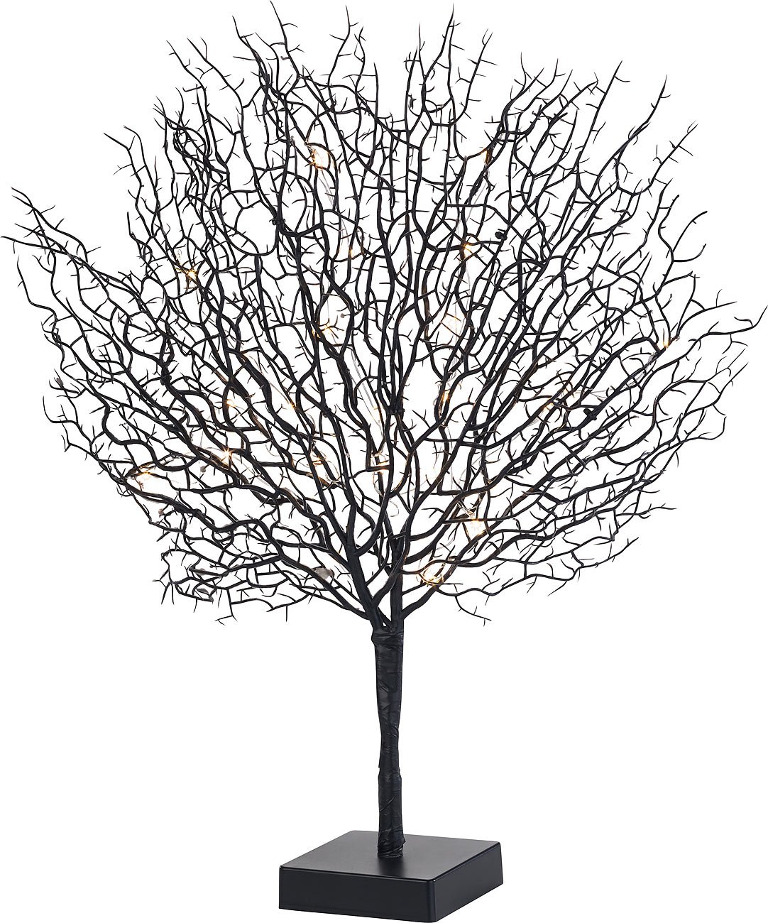 Lunartec Licht-Dekoration Lichterbaum 25 LEDs 50cm warmweiß