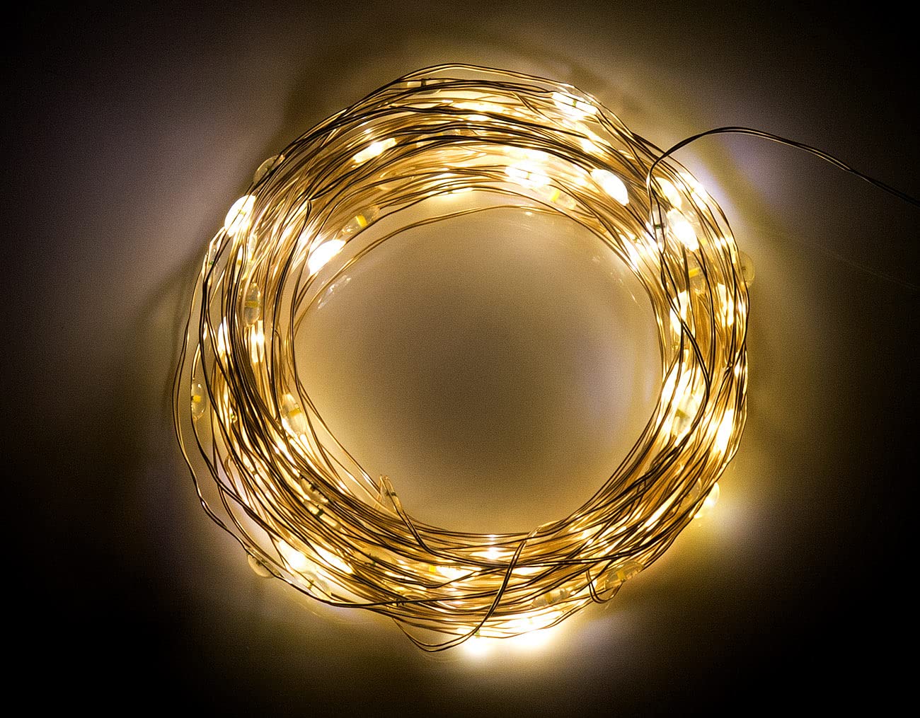 Lunartec USB-Lichterkette warmweiß 10m 4er-Set mit Timer