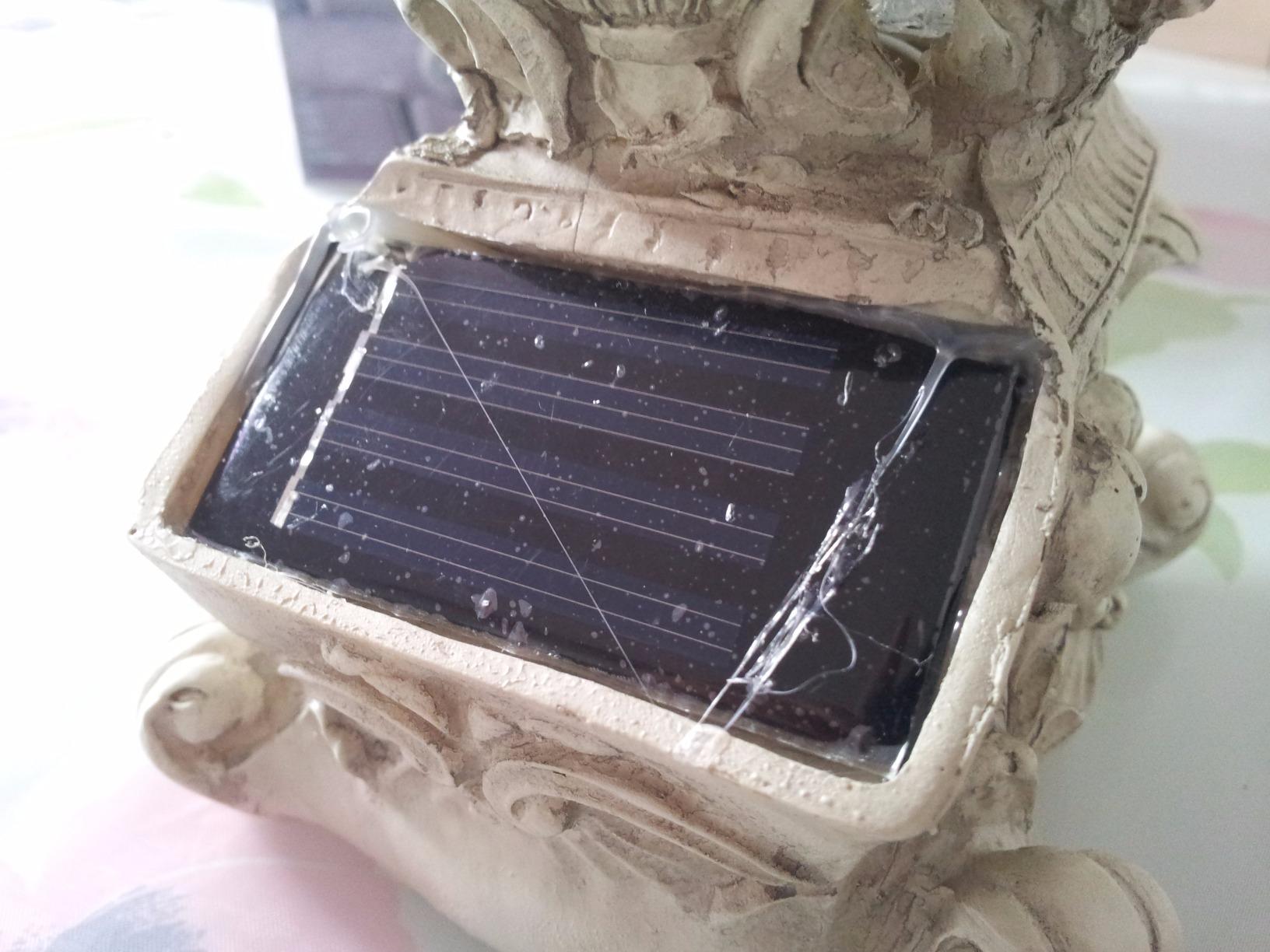 Lunartec Licht-Deko Engel Solar-LED 25cm Polyresin