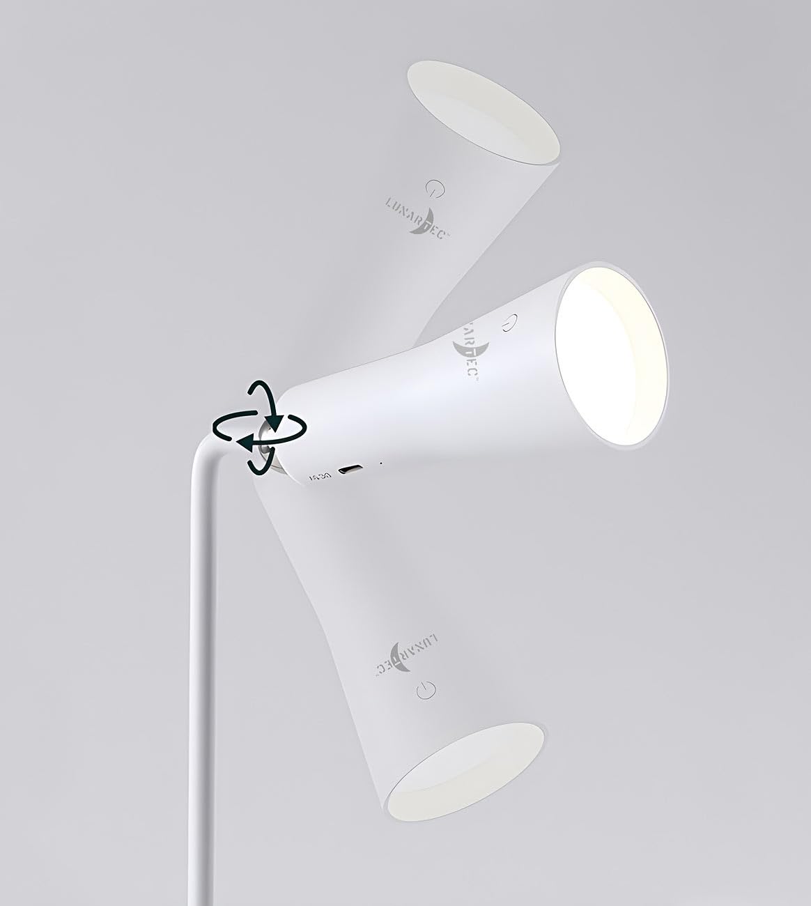 Lunartec Taschenlampen 4in1 Akku-Lampe 8er-Set weiß 150lm