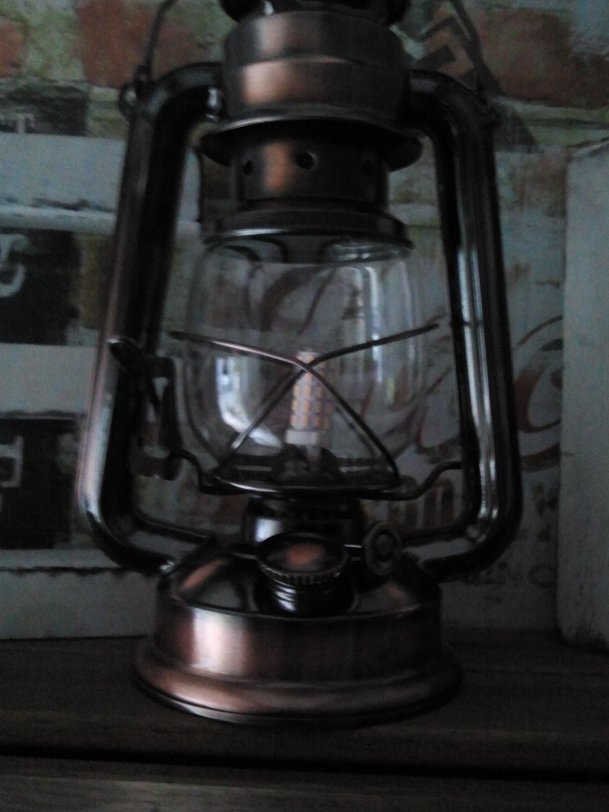 Lunartec Anika Stalllaterne Petroleum Bronze 24 cm