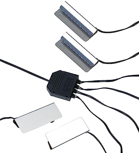 Lunartec Glasbodenbeleuchtung LED 4 Clips Tageslichtweiß