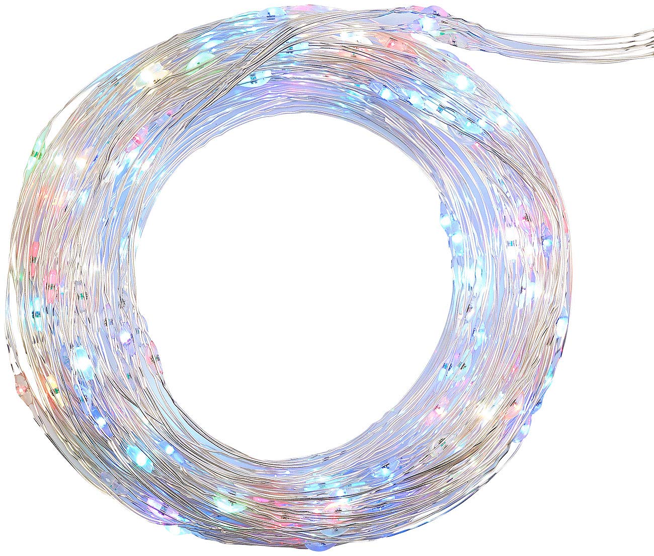 Lunartec Licht-Dekoration Christbaum-Lichterkette bunt 240 LEDs