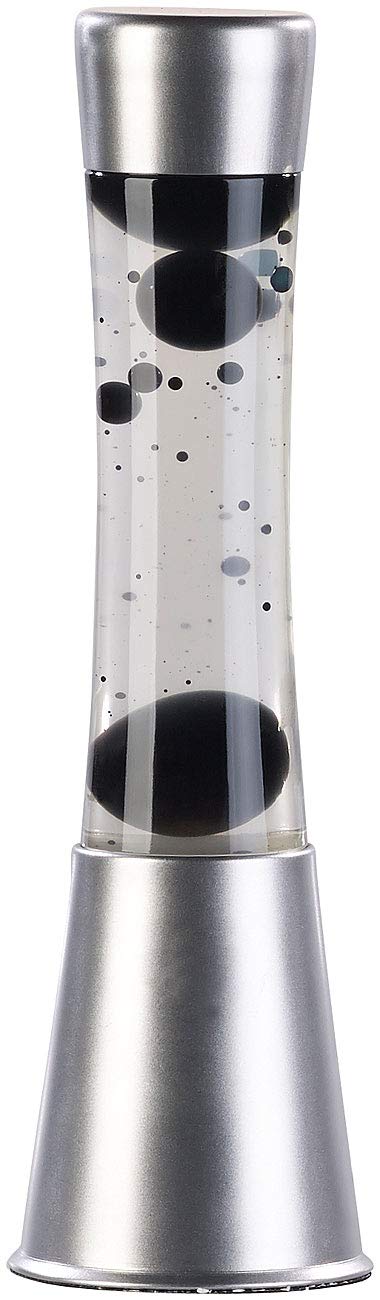 Lunartec Licht-Dekoration Lavalampe klar-schwarz G4 39cm