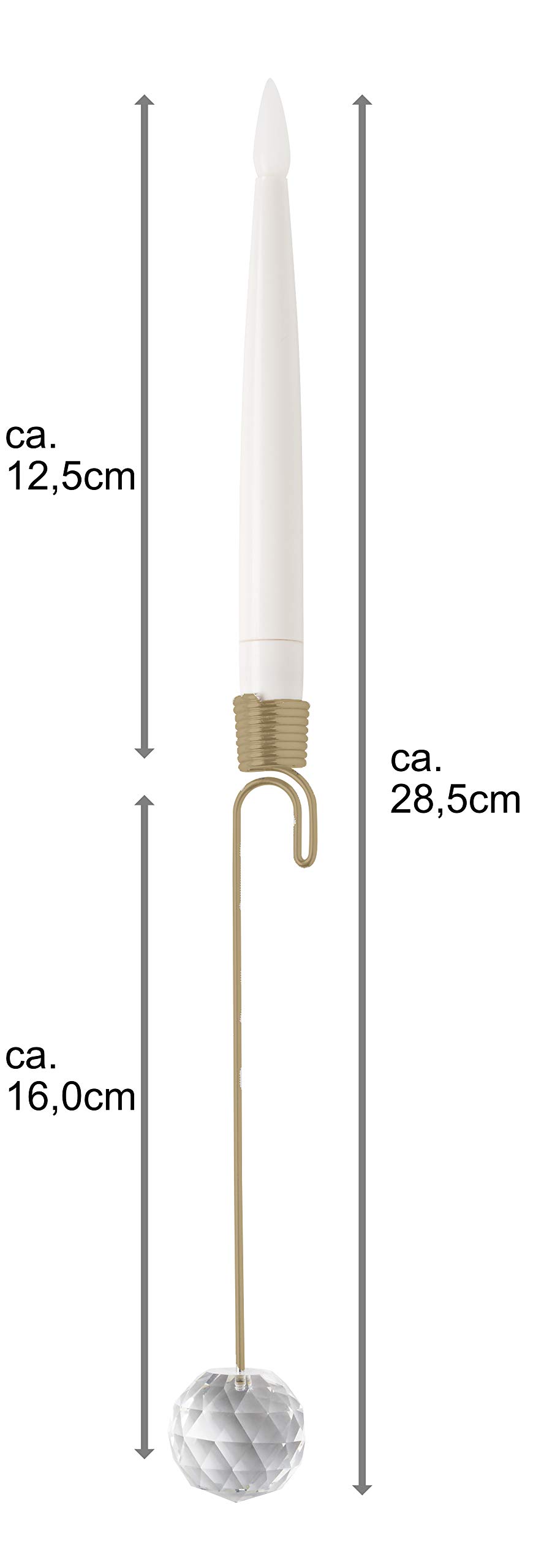 Bonetti Wireless Christmas Candles Baumkerzen 10er gold