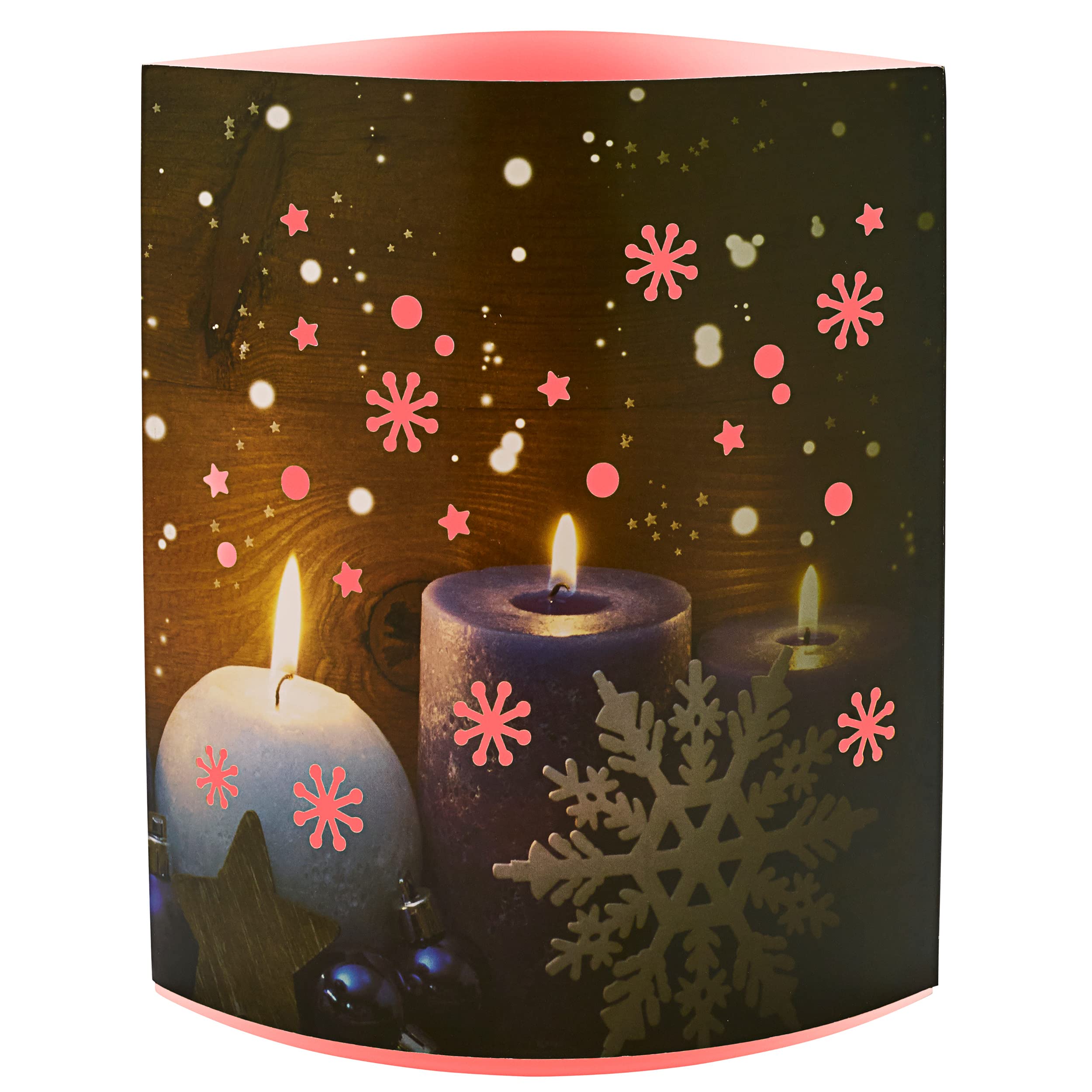 Bonetti LED Lichterketten Motiv-Leuchte Frohe Weihnachten Timer