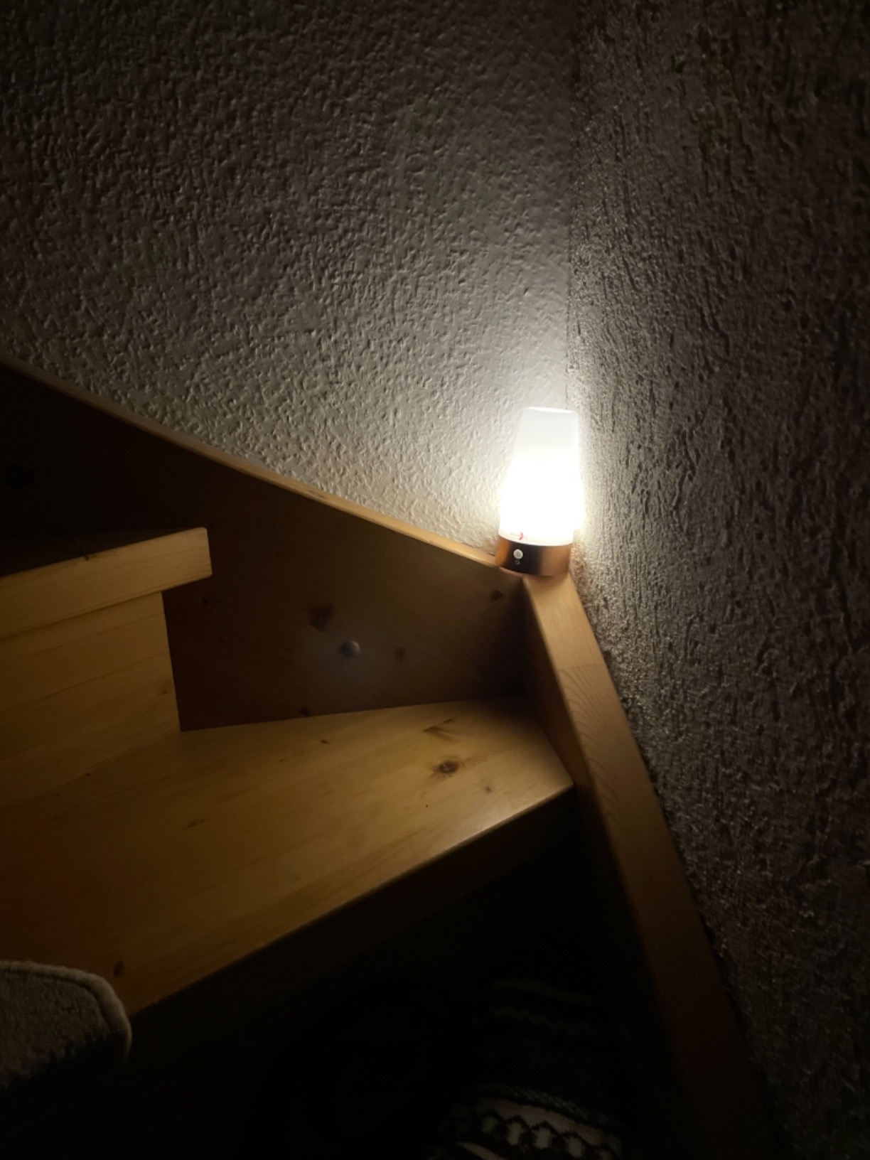 Lunartec LED-Tischlampen 2er-Set mit Bewegungsmelder warmweiß