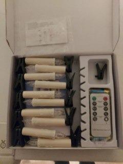Koopower Candle Lights LED-Kerzen warmweiß 30er-Set mit Timer Batterie
