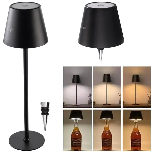 Lunartec Taschenlampen LED-Tischleuchte 4er-Set RGBW Akku