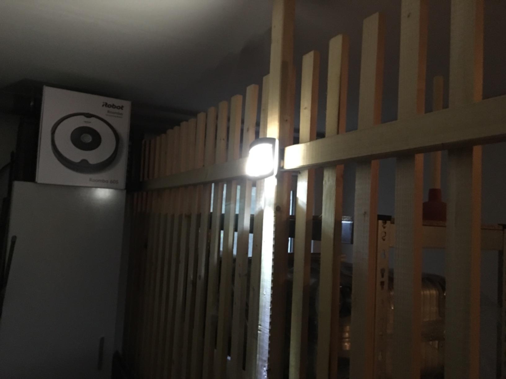 Lunartec Innenbeleuchtung LED-Wandleuchte Batterie 40lm weiß