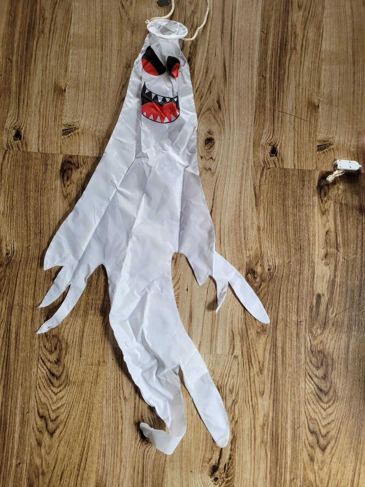 Qedertek Lighting Halloween-Geister Windsack 120cm 2er-Set LED
