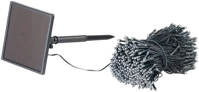 Lunartec Licht-Dekoration Solar-Lichterkette weiß 50m 500 LEDs