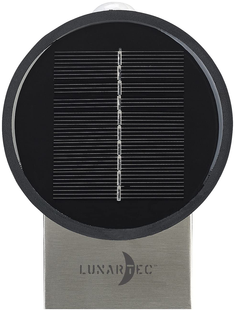 Lunartec Außenbeleuchtung WL-140.solar LED-Wandleuchte 2er-Set Edelstahl