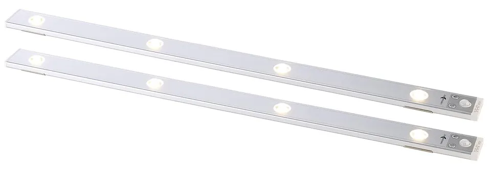 Lunartec Innenbeleuchtung Akku-Unterbauleuchte 2er-Set 140 lm CCT
