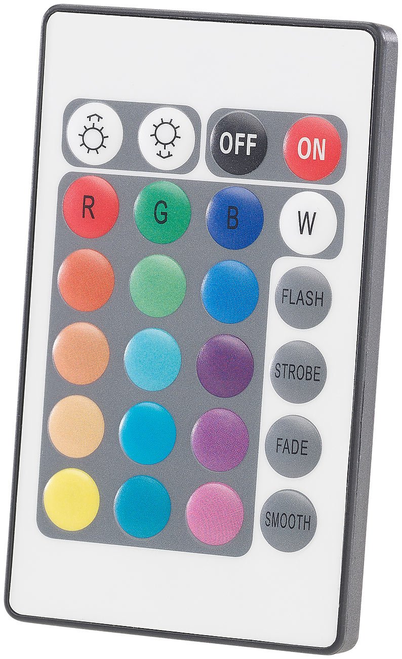 Lunartec Licht-Dekoration LED-Kugel 16 cm batteriebetrieben
