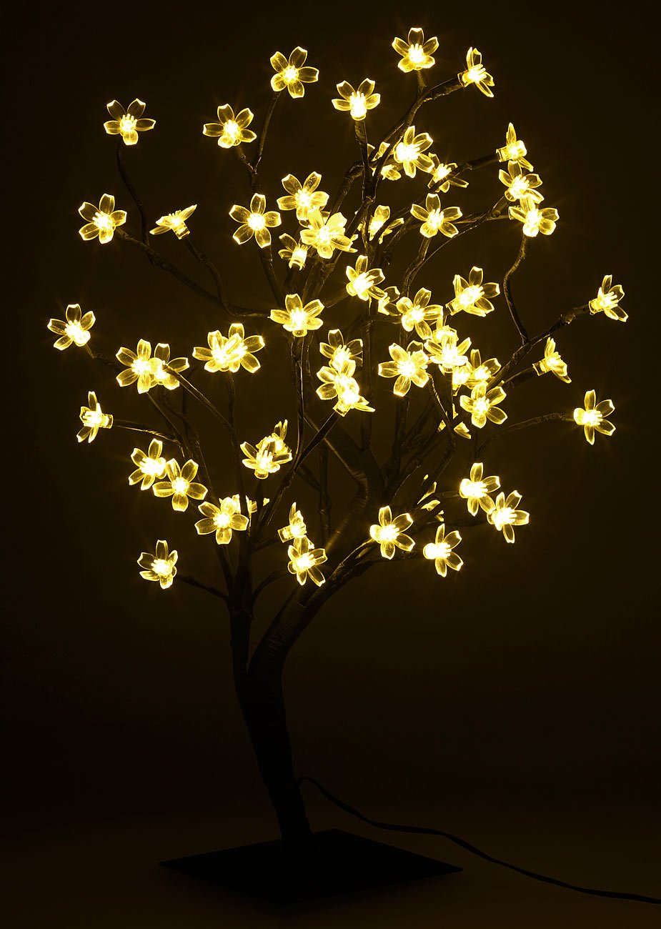 Lunartec Außenbeleuchtung LED Bäumchen 45 cm warmweiß
