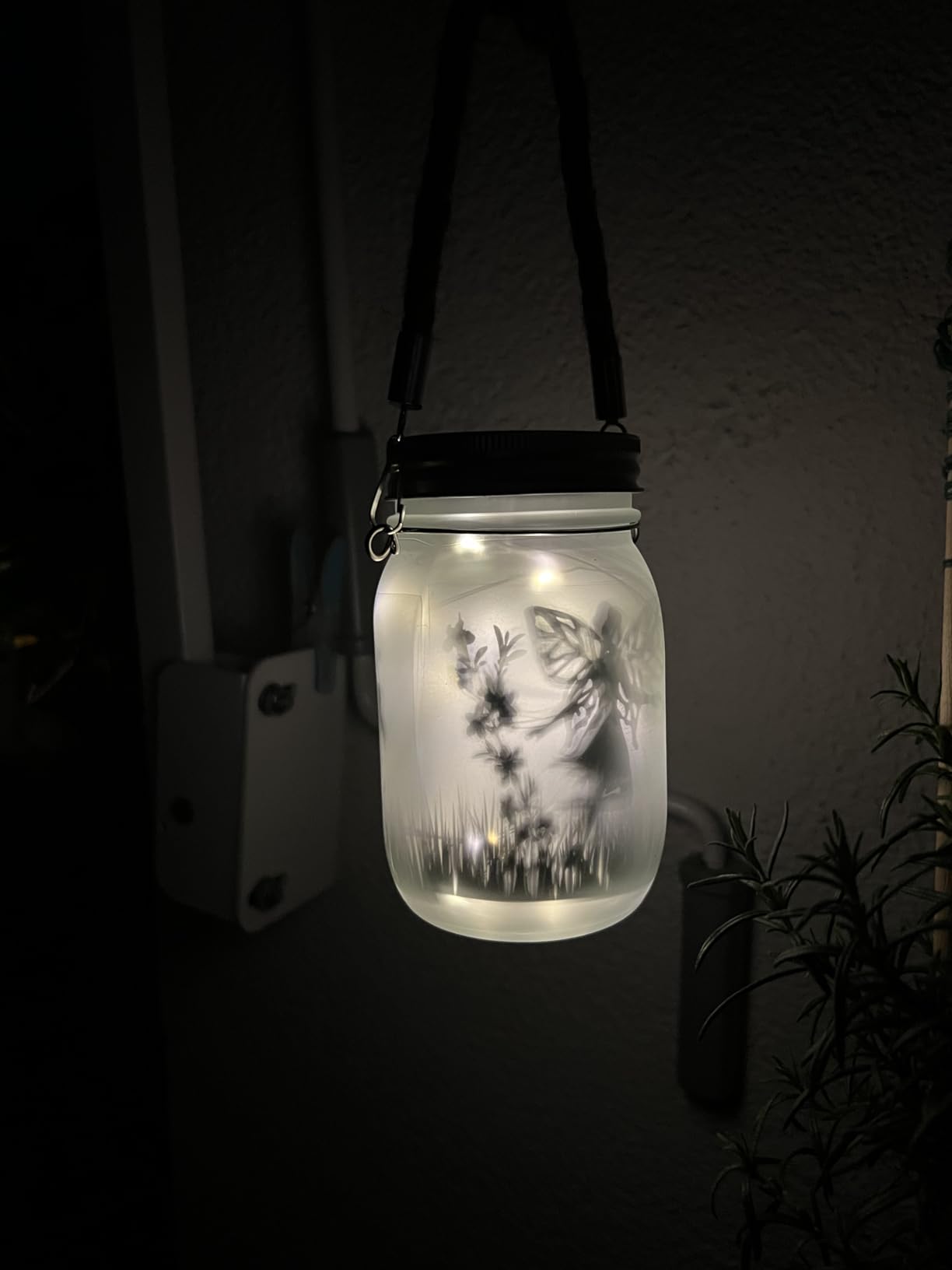 Bxroiu Solar Laterne Warm Weiß 2er Set 30 LEDs