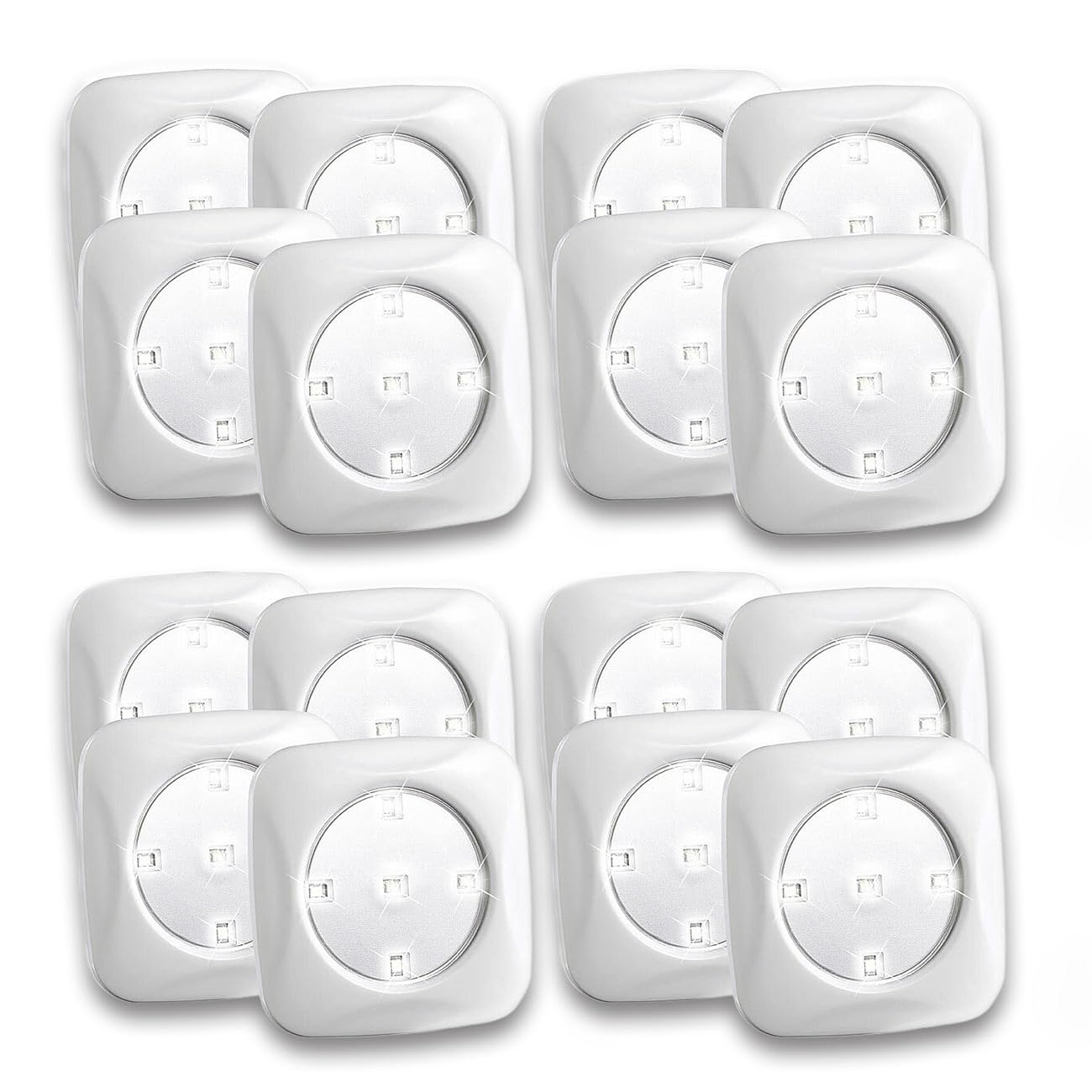 Lunartec Innenbeleuchtung FlexiLight 16er-Set Batterie Push
