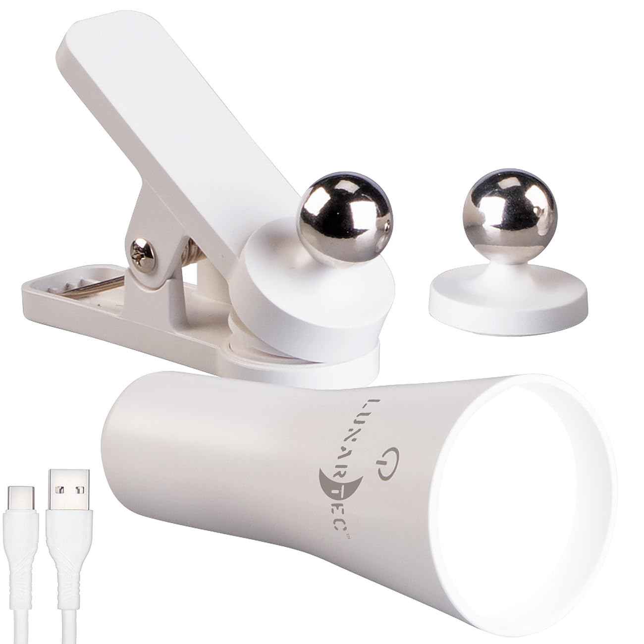 Lunartec 3in1 Akku-Taschenlampe weiß 150 Lumen