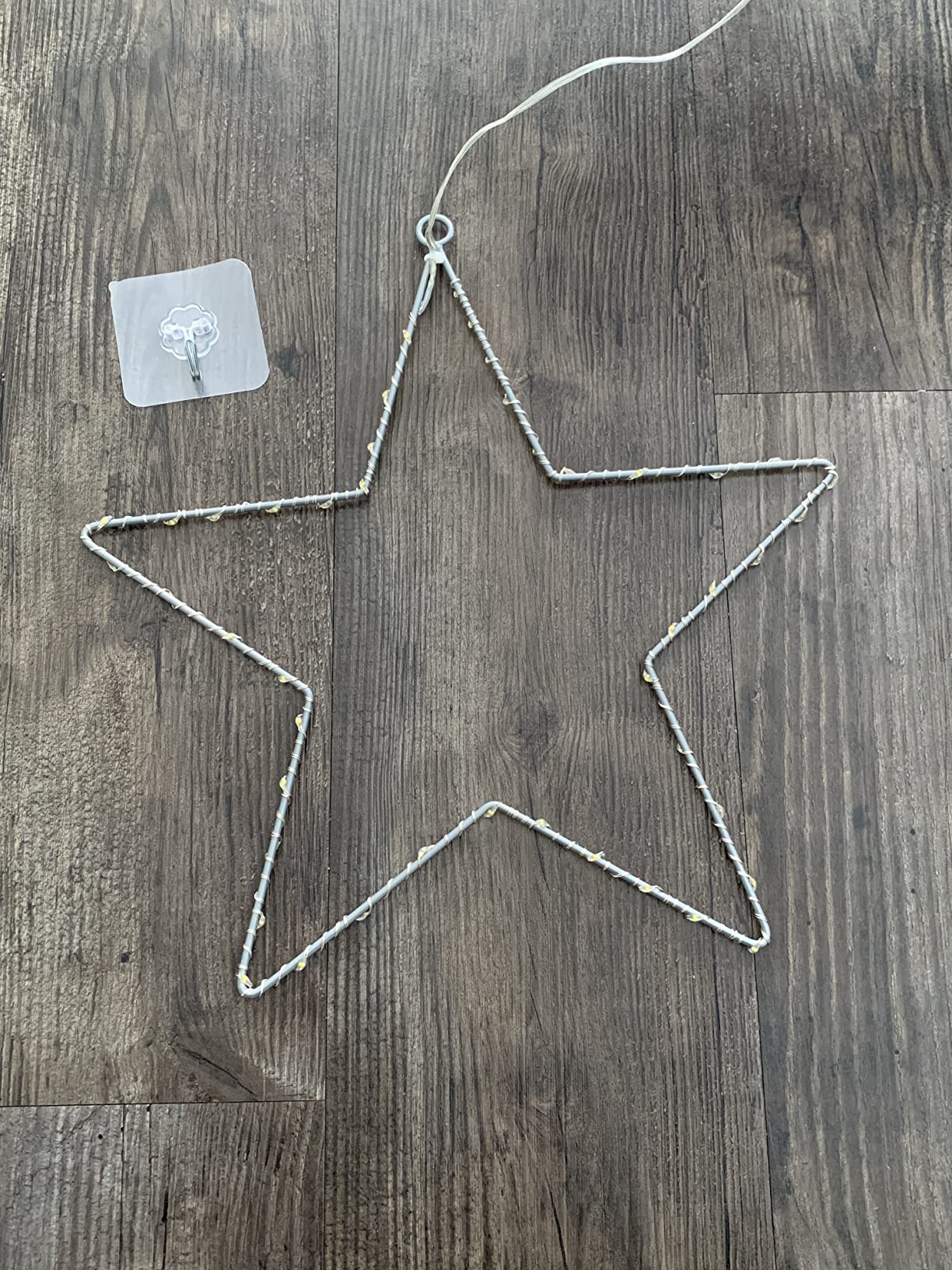 elktry Sterne Lichterkette 36 LED 5 Sterne warmweiß