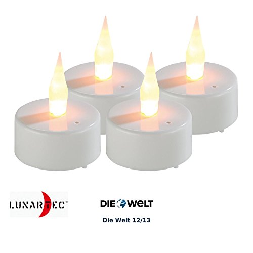 Lunartec Licht-Dekoration LED Teelichter 4er-Set ausblasbar