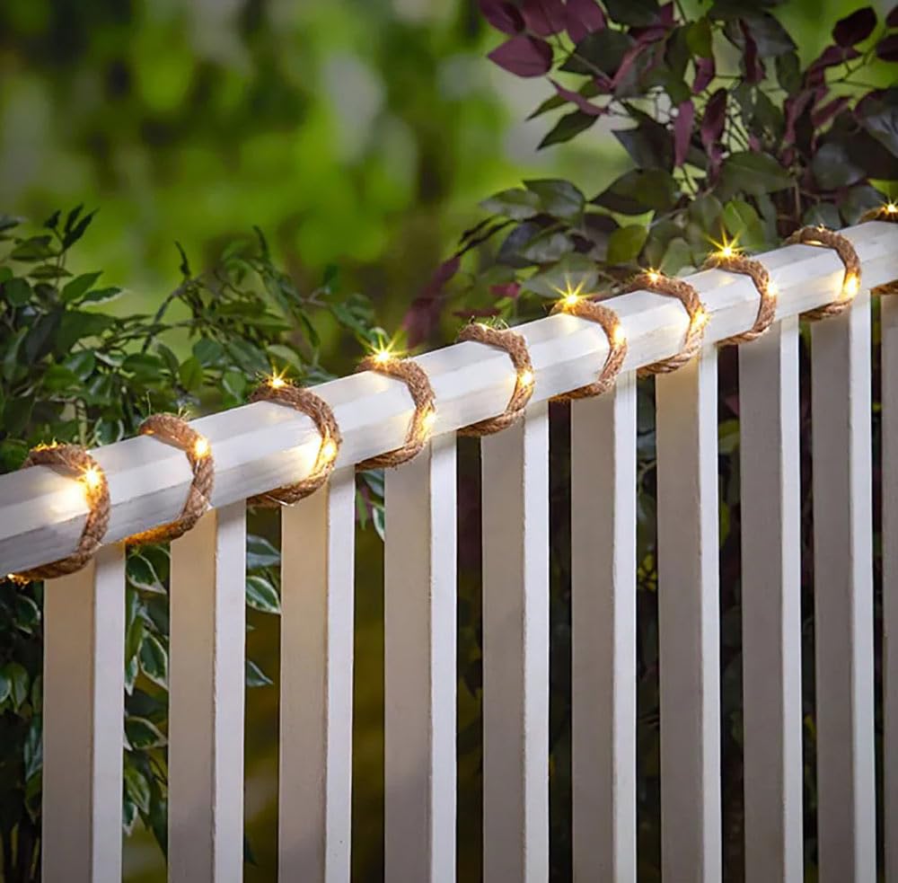 Lunartec Licht-Dekoration Solar-Seil-Lichterkette 4er-Set 2m