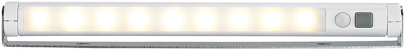 Lunartec Lichtleiste Batterie 4er-Set warmweiß PIR-Sensor