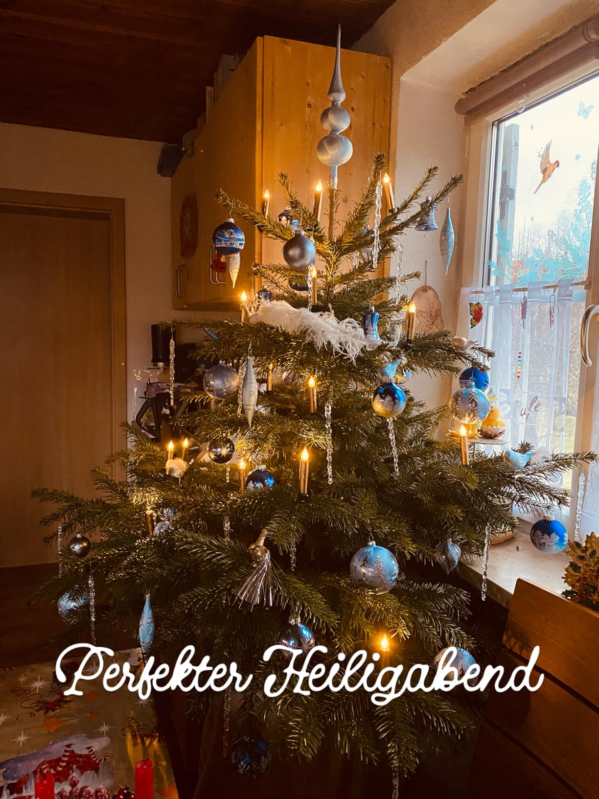 Lunartec LED-Weihnachtskerzen 10er gold Fernbedienung