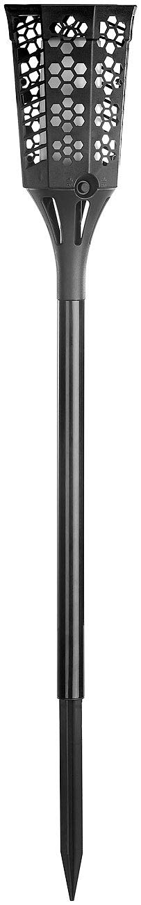Lunartec Außenbeleuchtung Solar-Gartenfackeln 8er-Set 78 cm