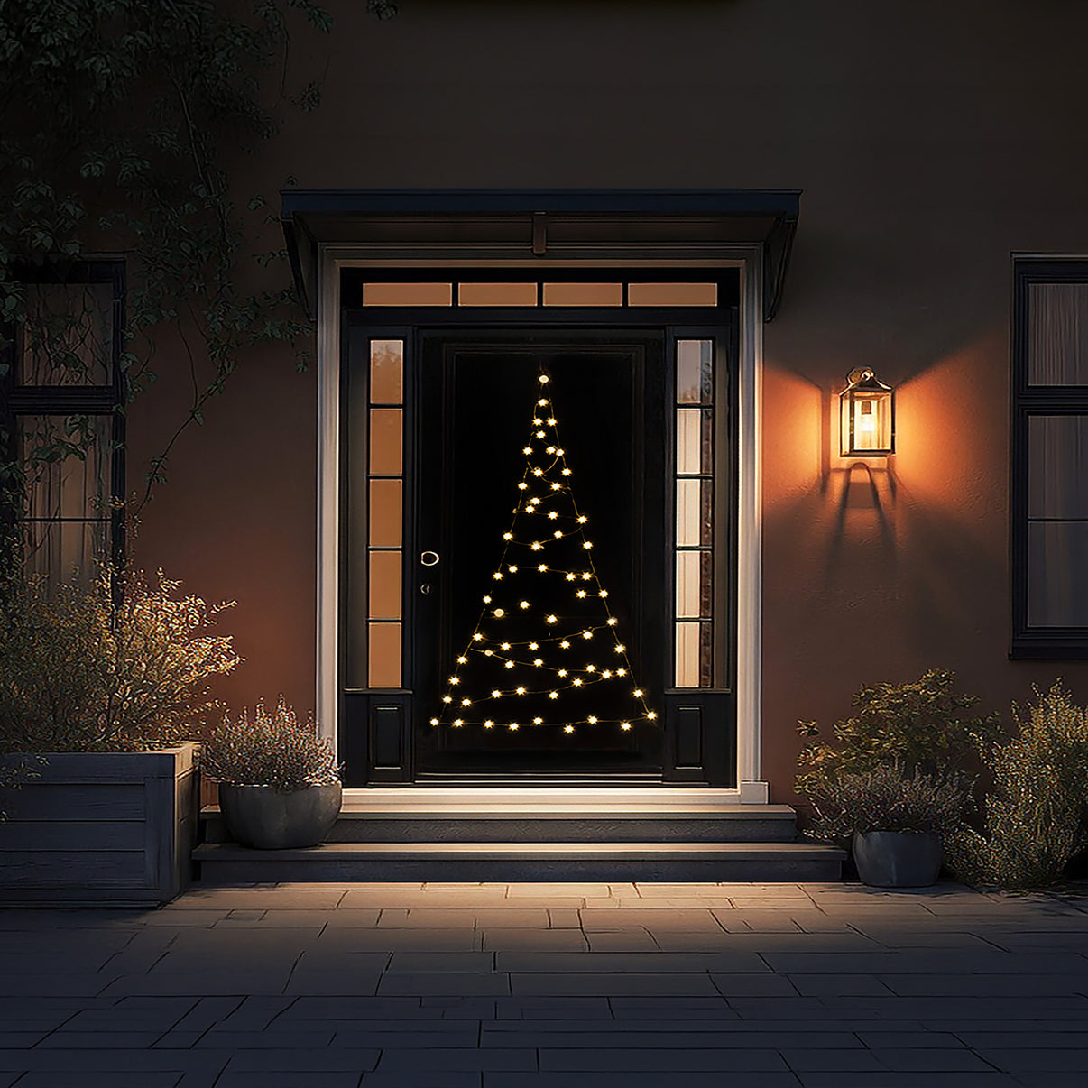 Fairybell Premium Tür-Weihnachtsbaum 2,1m 120 LED Switch