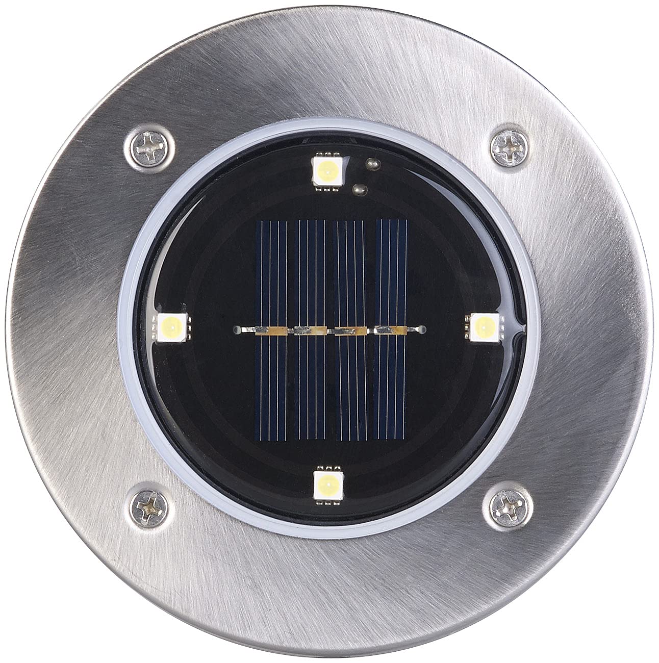 Lunartec Außenbeleuchtung Solar-Gartenstrahler tageslichtweiß IP44 8er-Set