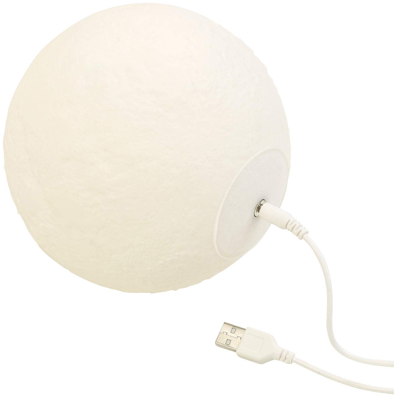 Lunartec Licht-Dekoration Mondlampe LED 15 cm 3 Farben Akku