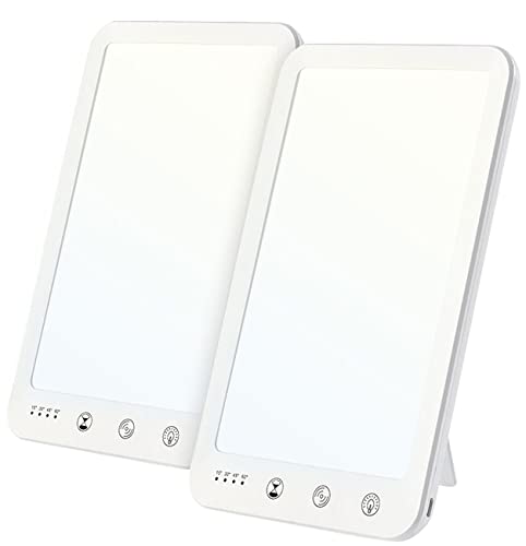 Lunartec Innenbeleuchtung Tageslichtlampe 10000 Lux 2er Set