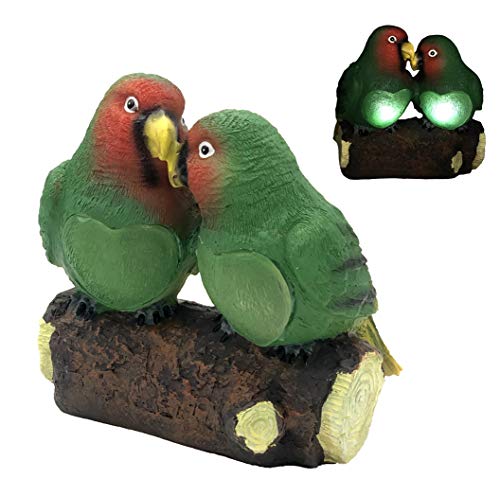 Bonetti Solar Lights Deko-Figur Papageien Love 2 LED