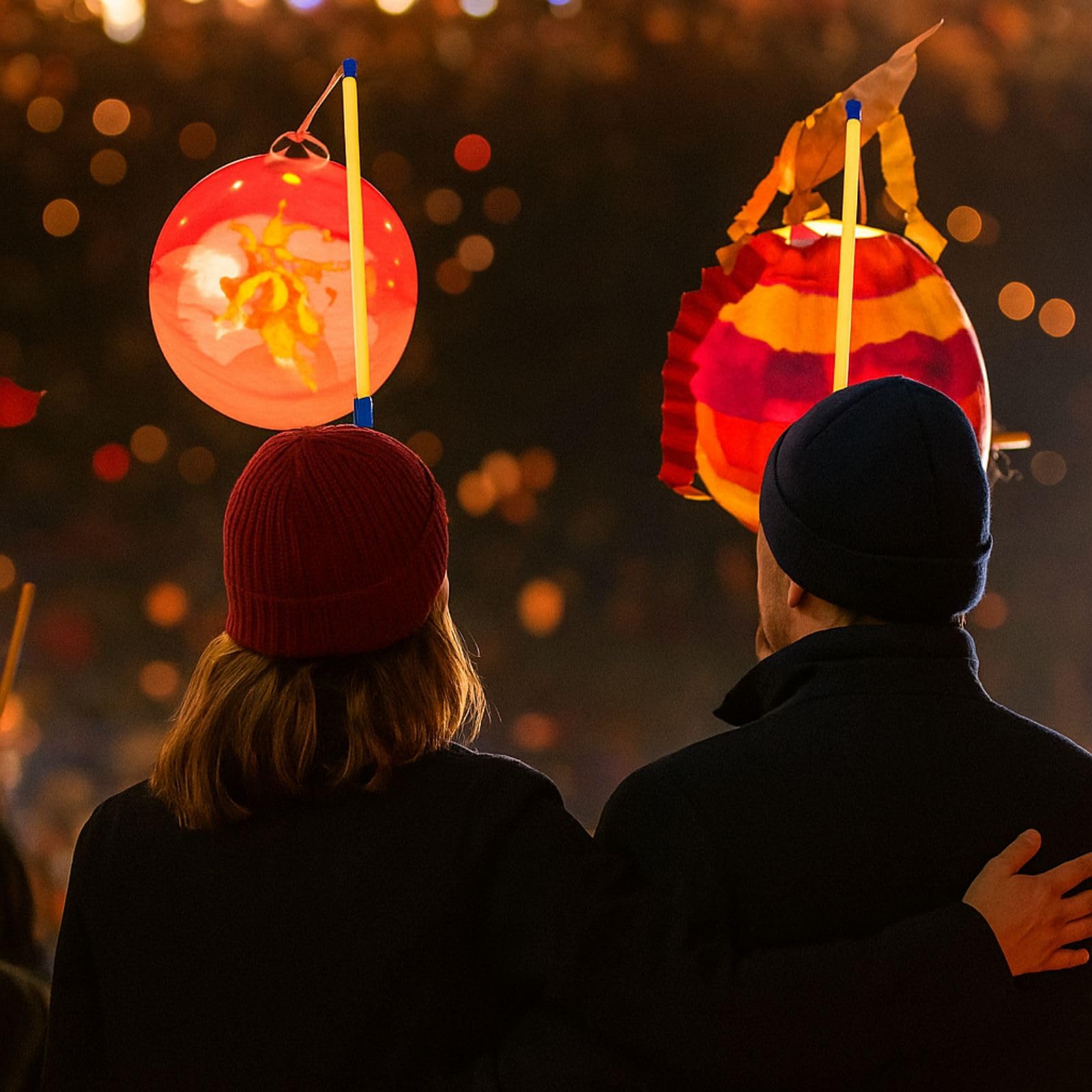 Koopower Lantern Sticks Laternenstab 6er mit O-Haken warmweiß