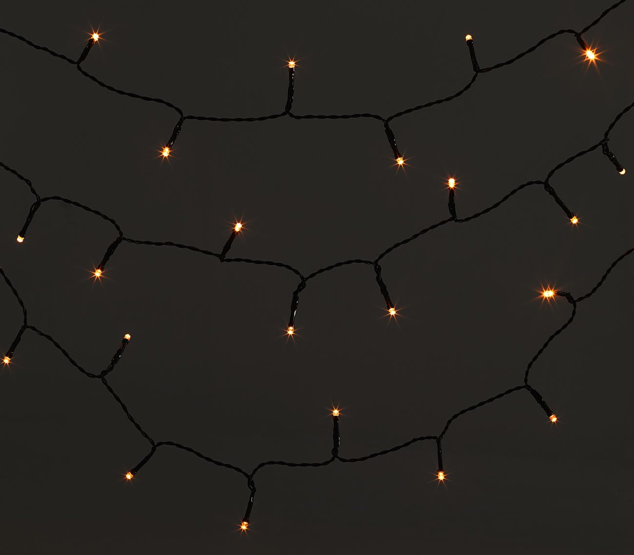 Lunartec Licht-Dekoration Solar-Lichterkette 12m warmweiß 100 LED