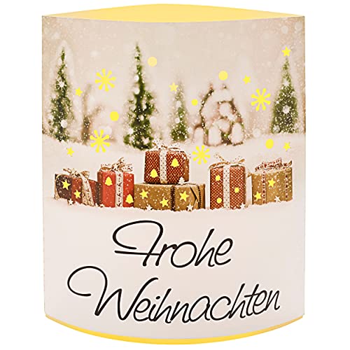 Bonetti LED Lichterketten Motiv-Leuchte Frohe Weihnachten Timer