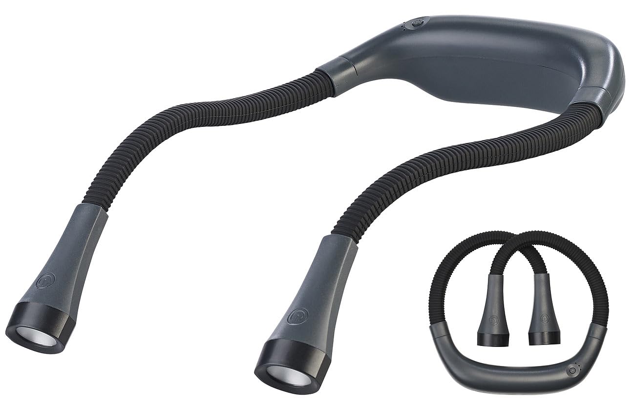 Lunartec Taschenlampen LED-Nackenlampe 4W dimmbar USB-C