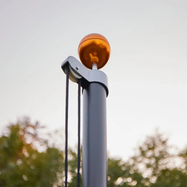 Fairybell Standard Fahnenmast Oberteil 7 m schwarz FSP0929