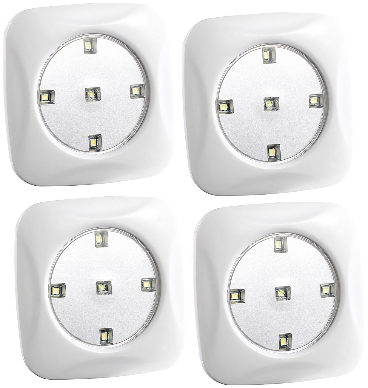 Lunartec Innenbeleuchtung FlexiLight 16er-Set Batterie Push
