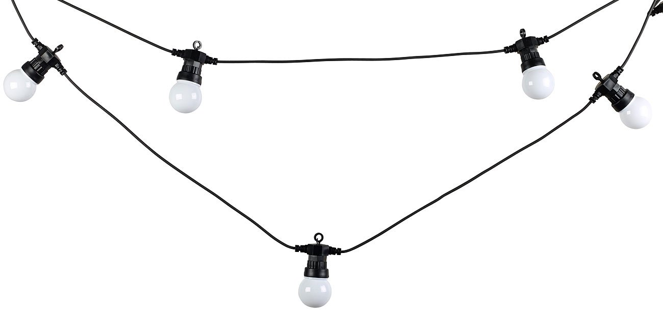 Lunartec Licht-Dekoration Party-LED-Lichterkette 20 LEDs 9,5m