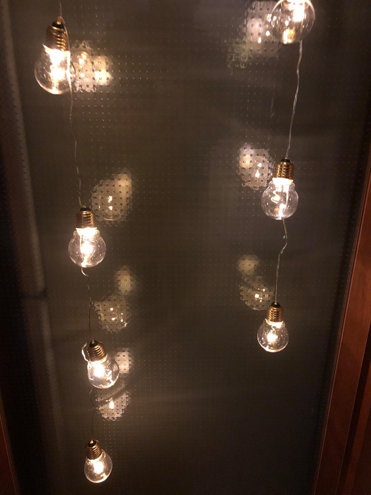 Lunartec Glühbirnen-Lichterkette 5 LED warmweiß 150 cm Batterie