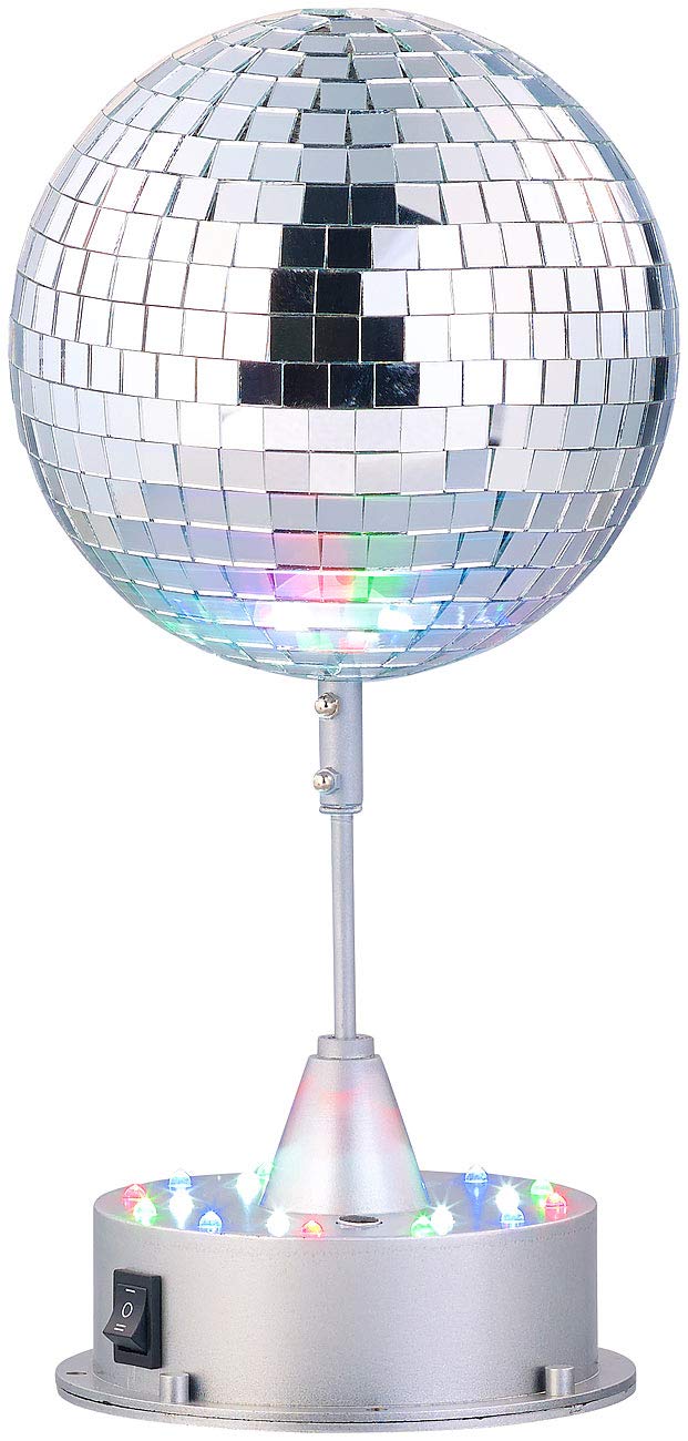 Lunartec Licht-Dekoration Diskokugel LED 15cm batteriebetrieben