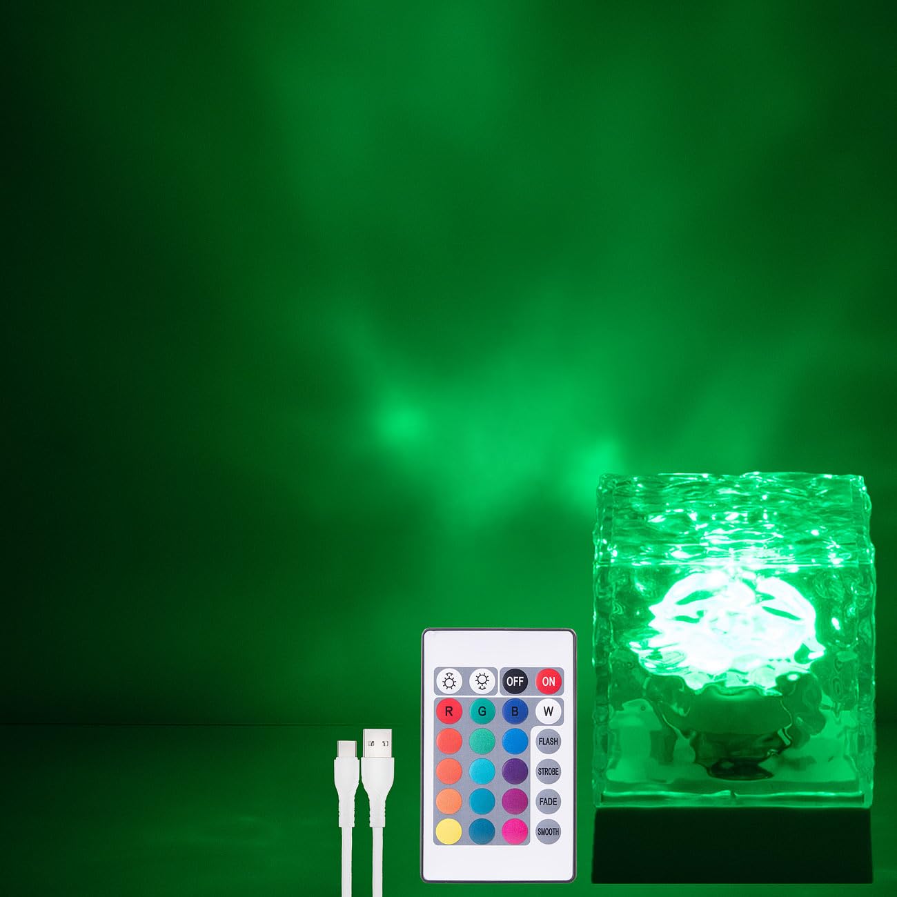 Lunartec Licht-Dekoration Polarlicht Projektor RGB dimmbar