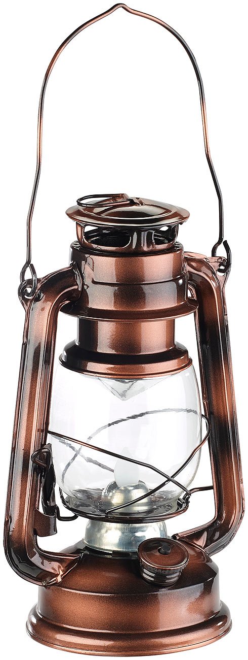 Lunartec Licht-Dekoration LED-Sturmleuchte 4er-Set Bronze