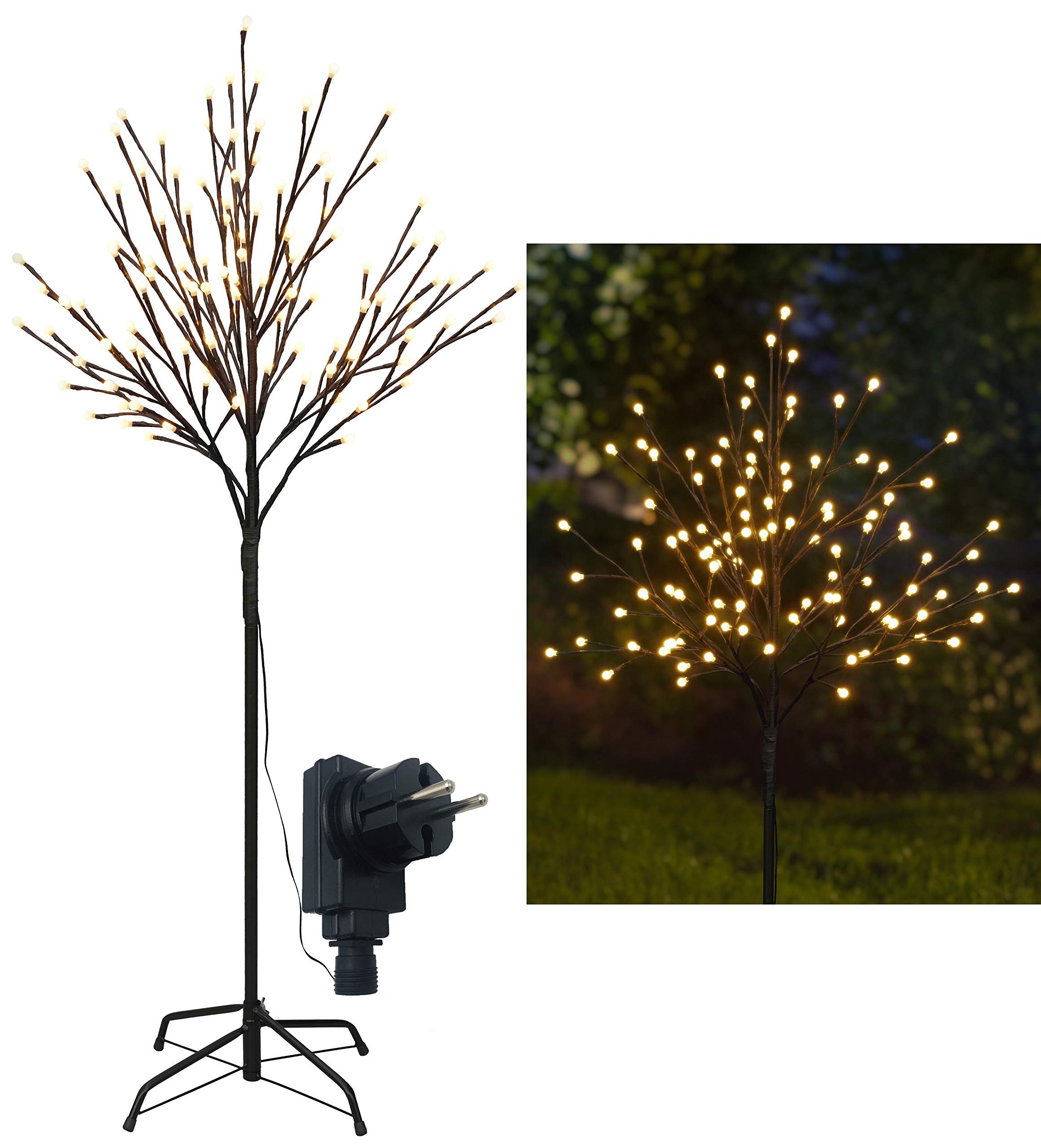 Bonetti Light Trees Lichterbaum 120 cm warmweiß 108 LEDs