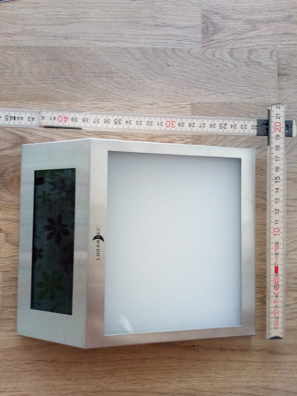 Lunartec Außenbeleuchtung Solar-Hausnummernleuchte Edelstahl warmweiß